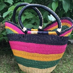 COPY - Handwoven U shopper bag